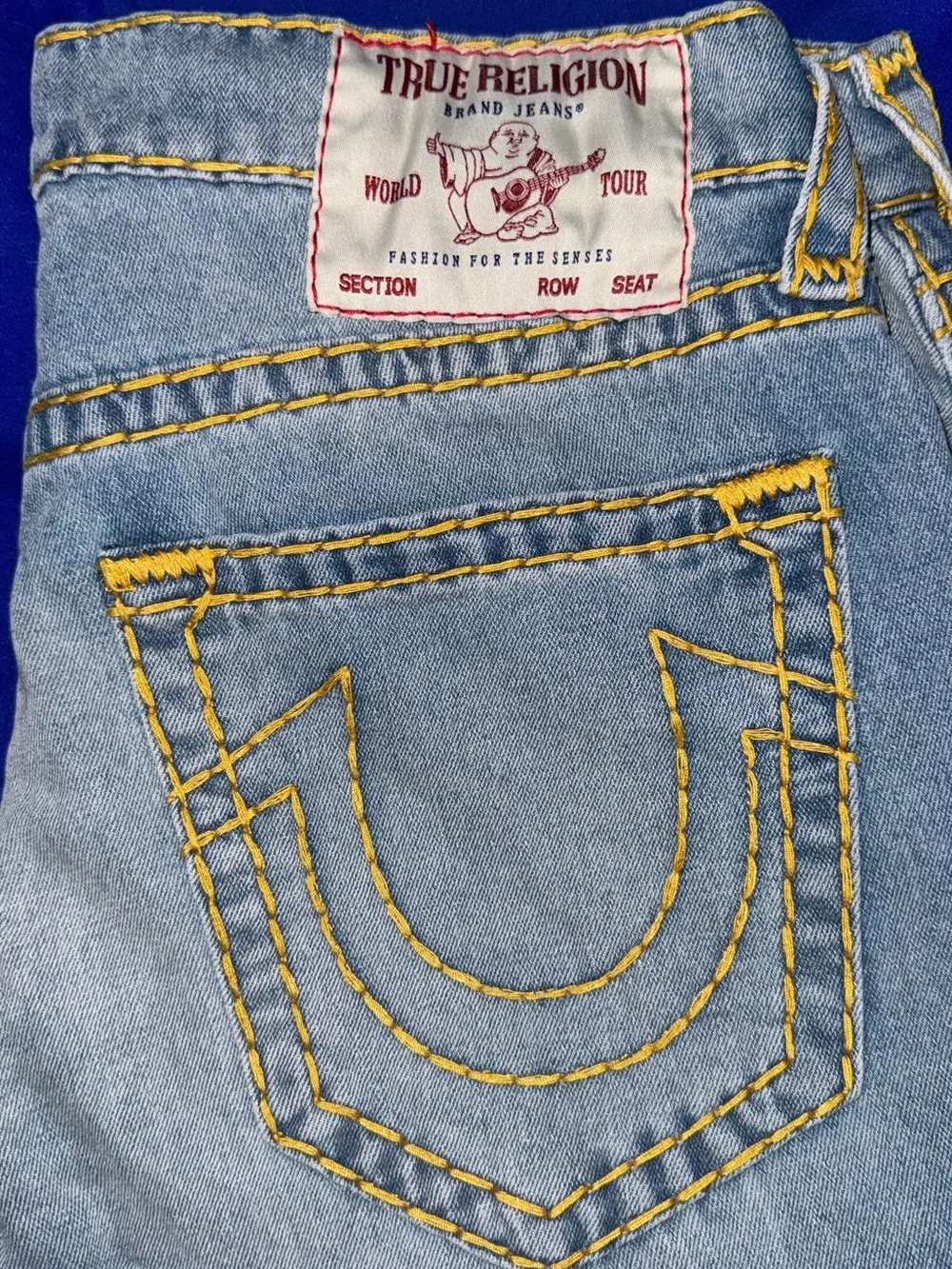 True Religion Men's Rocco Relaxed Skinny Jeans Size 33